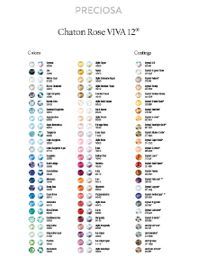 Preciosa Color Chart Viva 12